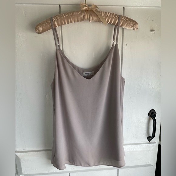 Aritzia Babaton elegant flowy grey cami EUC - Picture 1 of 9